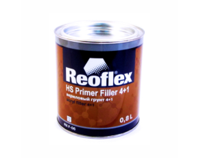 Грунт Reoflex 4+1 2К HS Primer Filler серый  0,8л БЕЗ ОТВ. (отв.0,2) /в кор. 6 //624