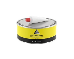 Шпатлевка TOP.10  ПЭ 2К наполняющая SOFT OPTIMAL с отвердителем 1,0кг  /в кор.8