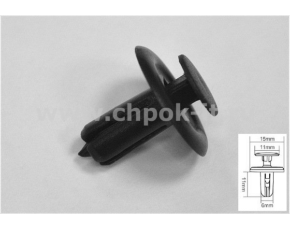 10039.25 (№87) Крепление Chpok it  отделки багажника Mazda /25