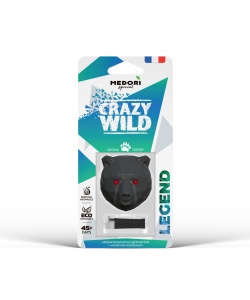 Медведь 3D MEDORI Legend меловой на дефлектор /12