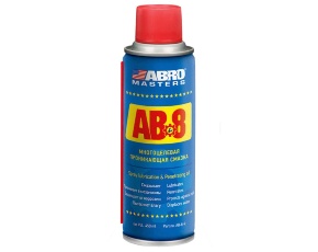 Смазка-спрей многоцелевая проникающая ABRO MASTERS АВ-8-R 450 мл  /в кор.12