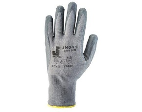 Перчатки защитные JETAPRO р.XL серый/черный с  пенонитрил. покрытием JN041