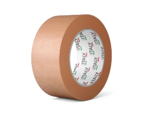 Скотч малярный MADE IN ITALY 8009 BROWN 19mm x 40m 80°  уп.12/кор.48