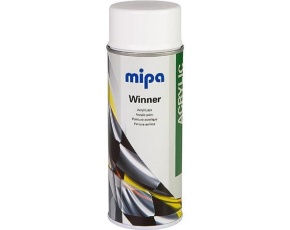 Краска акриловая MIPA Winner Acryl-Lack  белая глянцевая аэрозоль 600мл /в кор.6