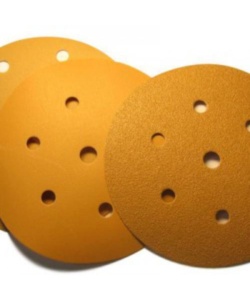 Круг абразивный SUNMIGHT B312TV золотой Ø150мм 15отв. P360 44315 /в уп.100/в кор.800