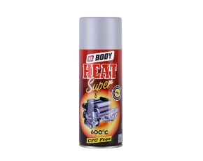 Краска Body 418 HEAT SILVER высокотемп. до 600°С серебристая аэрозольная 400мл  /6