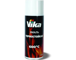 Эмаль термостойкая Vika красная аэроз. 520мл /в кор.6