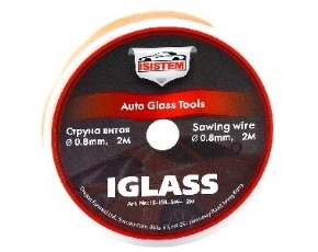 Струна витая ISISTEM IGLASS 0,8мм х 2м  IS-IGL-SW-2M