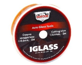 Струна квадратная ISISTEM IGLASS  0,6мм х 0,6мм х 2м  IS-IGL-СW-2M