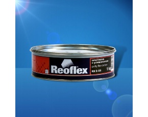 Шпатлёвка Reoflex с углеволокном Flex Carbon 1кг черная (с отв. 0,025кг)  /в кор.8