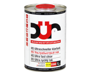 Лак HS  DÜR Ультрастойкий  1л D330  БЕЗ ОТВ. (отв. 0,5л D220)  /в кор.6//648