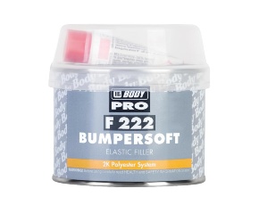 Шпатлевка  Body  222 BUMPERSOFT  для пластика  черная 0,25кг /в кор.24