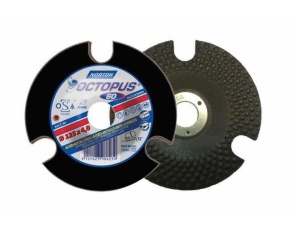 Круг зачистной Norton Octopus 125x4x22,23мм, A60T-T29 /в уп.20