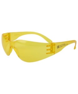Очки JETASAFETY защитные открытого типа , янтарные линзы Eclipse JSG-8712А