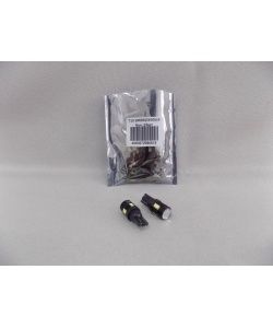 T10 (W2,1-9,5d) белая, 6SMD 5630 диодов,линза,черный корпус, (б/цокольная) 12V Лампа светодиодная/10