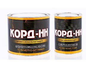 Мастика КОРД-НН полимерно-битумная MasterWax 1кг  ж/б  /в кор.12