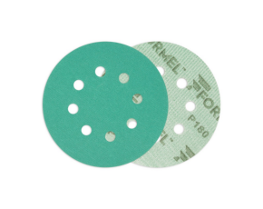 Круг абразивный FORMEL FILM  P180 на пленочной основе d125мм 8 отв. /в уп.100