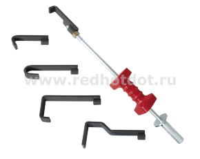 Молоток обратного действия 8 кг, со стальными крюками 5 шт. Red Hot Dot TH08000 (TROMMELBERG)