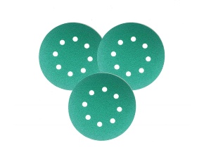 Круг абразивный SUNMIGHT L312TV зеленый Ø125мм 8отв. P 40  53203 /в уп.50/в кор.400