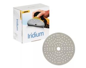 Круг Mirka IRIDIUM Ø125мм  P180  89 отв на бум.основе липучка 246C209918 /в уп.100