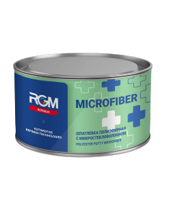 Шпатлевка RGM REFINISH MICRO FIBER PUTTY 2K с микростекловолокном 1,8кг /8
