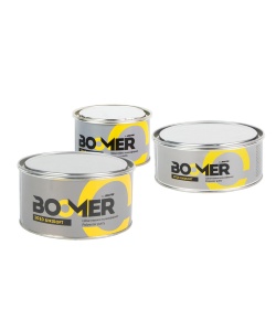 Шпатлевка BOOMER Unisoft полиэфирная универсальная, легкой шлифовки 1,8кг /в кор.6
