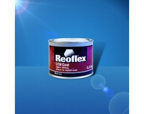 Грунт-эмаль Reoflex DTM Coat черный матовый 0,5кг /в кор.6