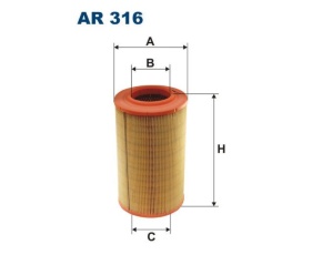 AR316 Фильтр воздушн. Pegeout BOXER (LX611)