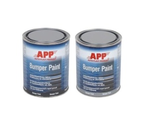 Структурная краска 1К APP "Bumper Paint" 1л черная 020801