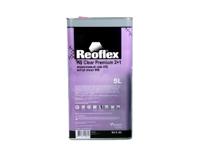 Лак Reoflex НS 2+1 2К акриловый 5л (канистра) БЕЗ ОТВ. (отв. 2,5л)/2