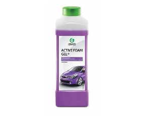 Средство д/бесконт. мойки GraSS Active Foam GEL PLUS активная пена 1л 113180  /12