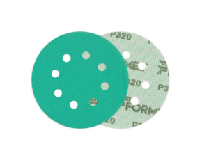 Круг абразивный FORMEL FILM  P320 на пленочной основе d125мм 8 отв. /в уп.100