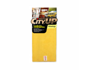 Салфетка City UP  СА-113   2-х стор. мягкая микрофибра/грубая   35х40см SOFT&amp;SHARK