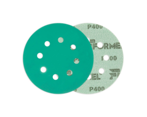 Круг абразивный FORMEL FILM  P400 на пленочной основе d125мм 8 отв. /в уп.100