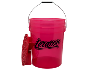 Ведро LERATON для мойки автомобилей с сеператором (красное/оранжевое) 20л BUCKET BW2