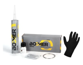 Клей в НАБОРЕ для вклейки стекол BOOMER 2ч (клей 9020, перчатки, струна, u-primer 310, салф.) 9052