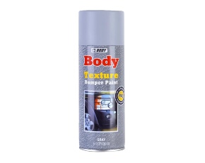 Краска  Body BUMPER PAINT TEXTURE для бампера текстурная черная аэрозольная 400мл/6