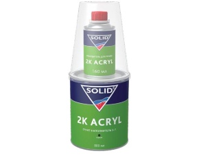 Грунт 2К Acryl SOLID 5+1черный 0,8л (в компл. с отв. 0,16л)  /12