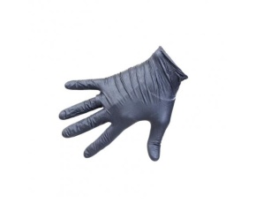 Перчатки  нитриловые черные р.M /50