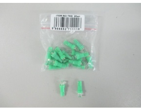 T5(W2.0-4.6d) зеленая, конус(б/цокольная малая) 12V