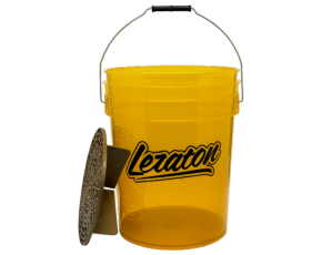 Ведро LERATON для мойки автомобилей с сеператором (желтое/салатовое) 20л BUCKET BW5