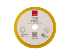 Полировальник RUPES поролоновый мягкий   (FINE) , D130/150 мм желтый  9.DA150M