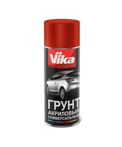 Грунтовка Primer антикоррозионная аэрозоль красно-коричневая VIKA 520мл /в кор.6