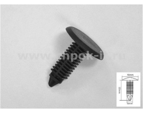 11011 (№139) Крепление Chpok it   крепл.внутр.обивки салона 19/6/РЕ  (Е100011) /200