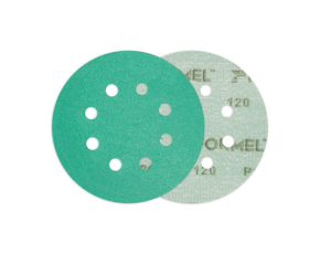 Круг абразивный FORMEL FILM  P1200 на пленочной основе d125мм 8 отв. /в уп.100