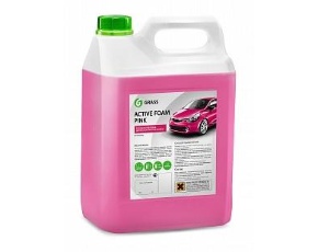 Средство д/бесконт. мойки GraSS Active Foam Pink розовая суперпена концентрат 6кг 113121  /4