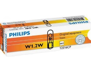 W 12-1,2W W2x4,6d PHILIPS Автолампа