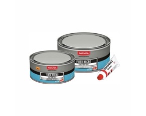 Шпатлевка Novol FIBER MICRO со стекловолокном 0,5кг /в кор.18