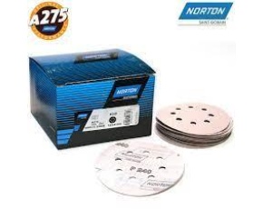 Круг абразивный Norton Pro A275  P320 Ø125мм  8отв /в уп.100